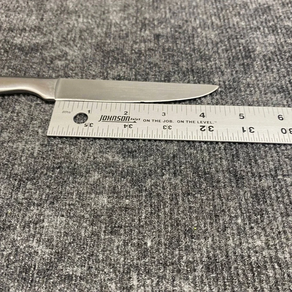 Chicago Cutlery Stainless Steel Steak Knife 9 Inch All Metal Silver Modern